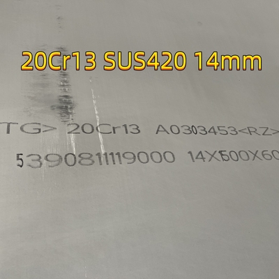 AISI 420 Sheet  TISCO 20Cr13 SUS420J1 430J2  DIN 1.4021 Stainless Steel Plate 10-50mm